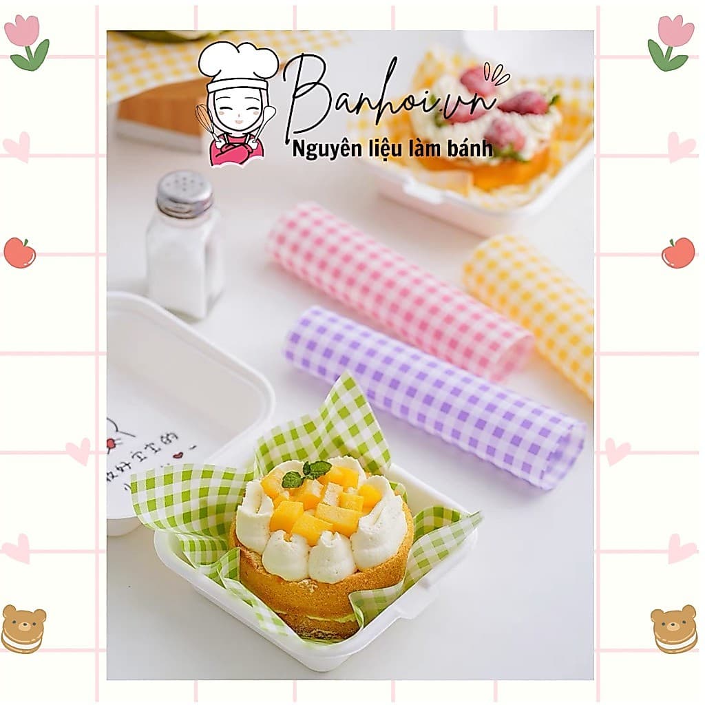 Set 10 Tờ giấy nến họa tiết