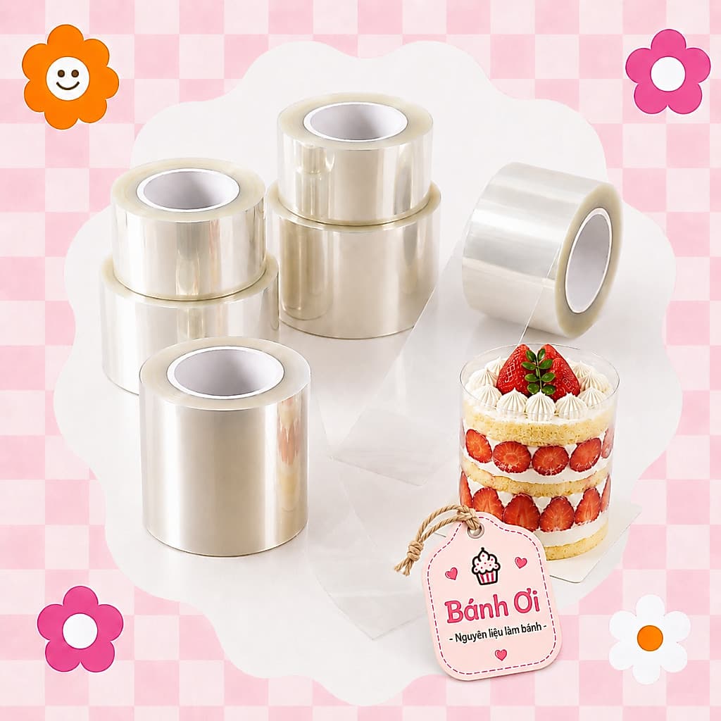 Cuộn mica quấn thành bánh