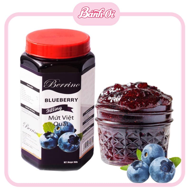 Mứt Berrino Việt quất (blueberry filling)