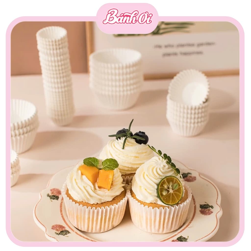 Cup giấy mềm trắng