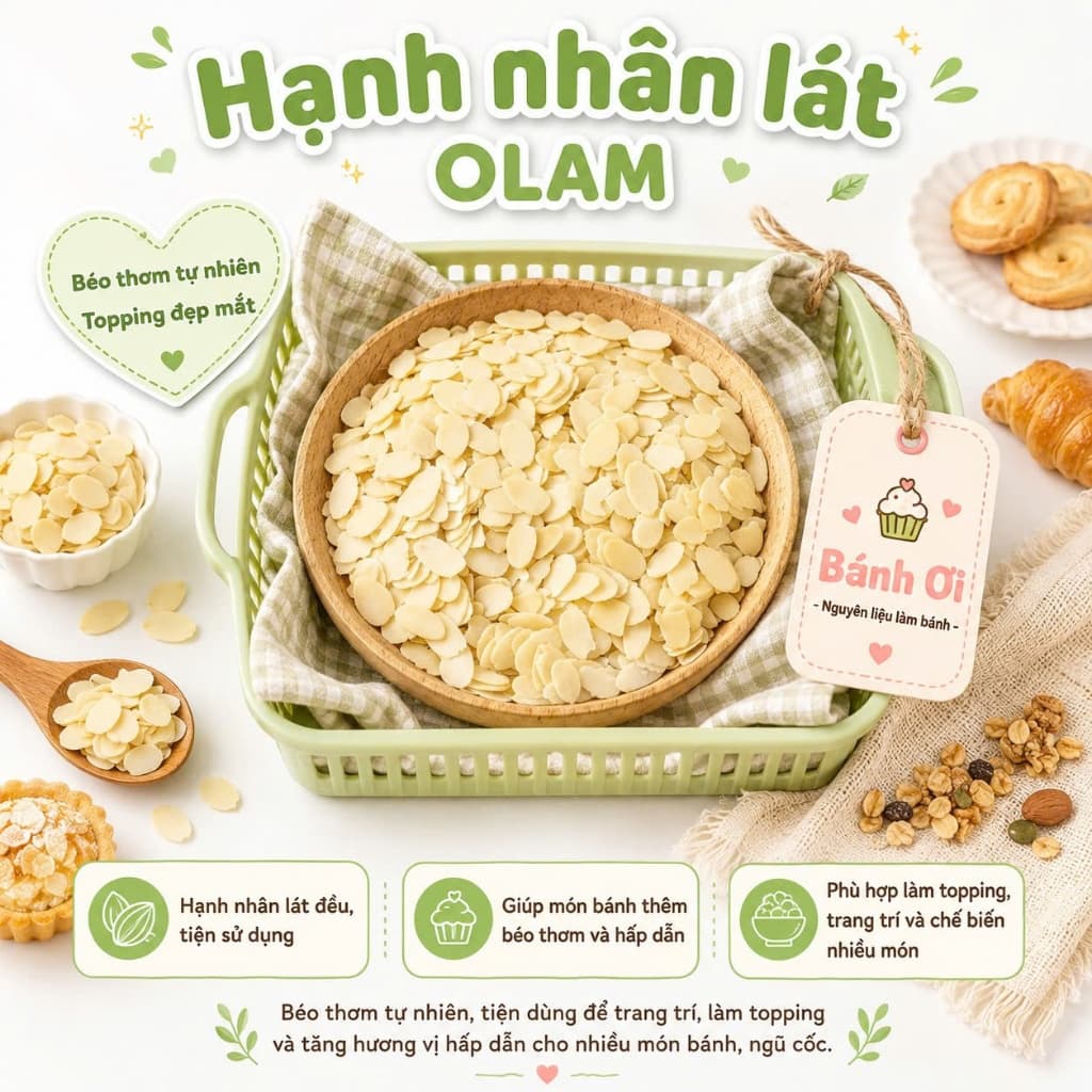 Hạnh nhân lát OLAM