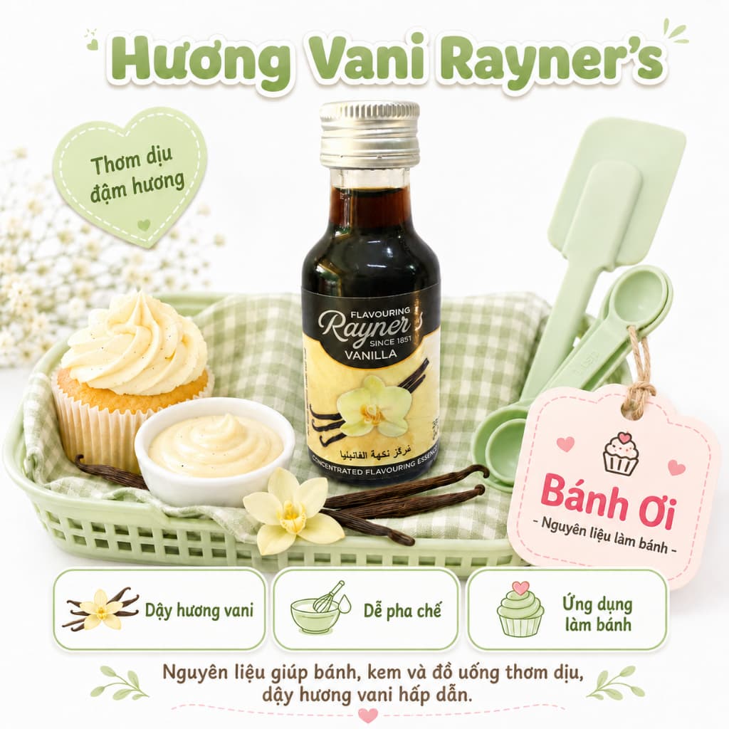 Hương Vanilla Rayner’s 28ml