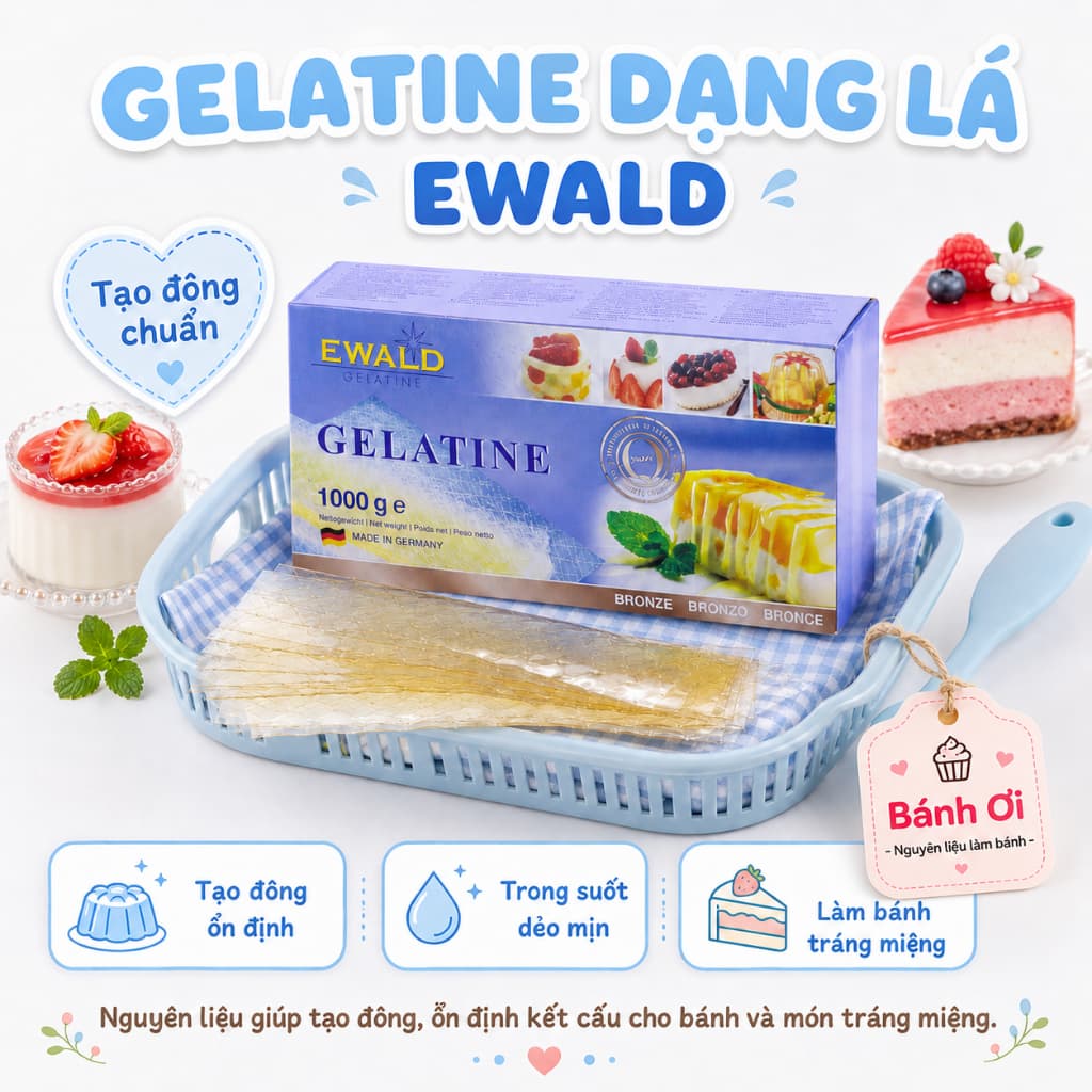 Gelatine lá EWALD