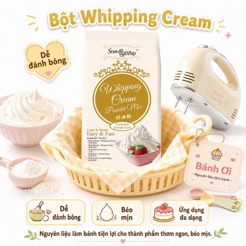 Bột Whipping Cream Malaysia