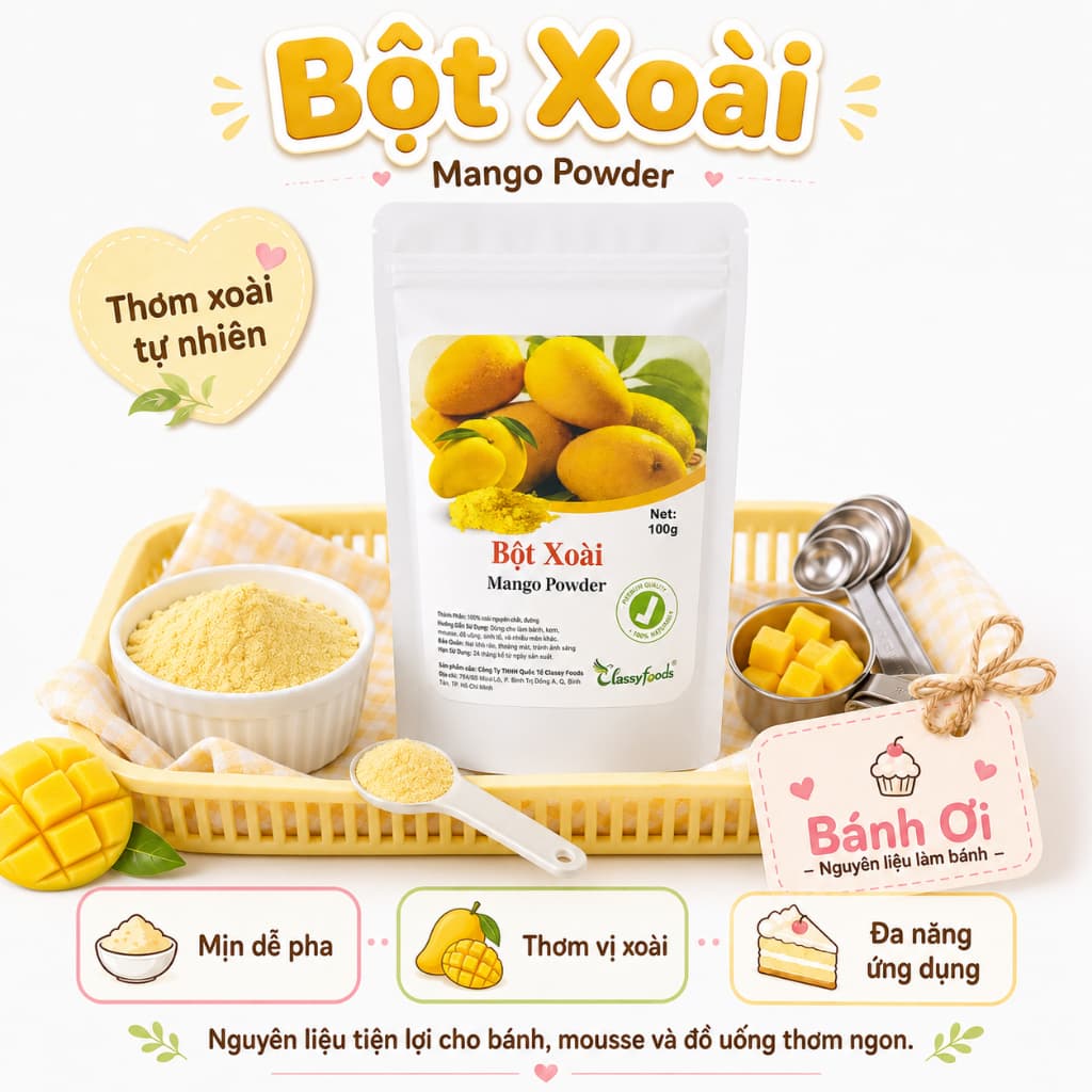 Bột xoài Classyfoods