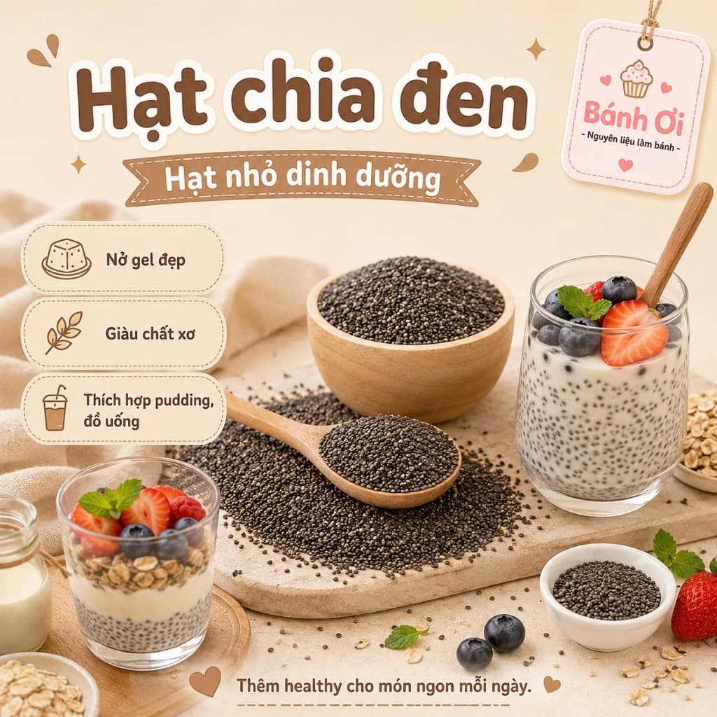 Hạt chia đen Classyfoods