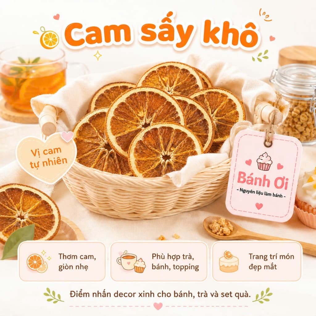 Cam sấy khô