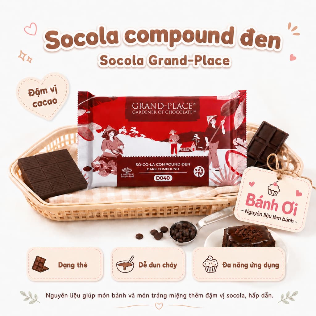 Socola Compound đen / Socola thẻ đen