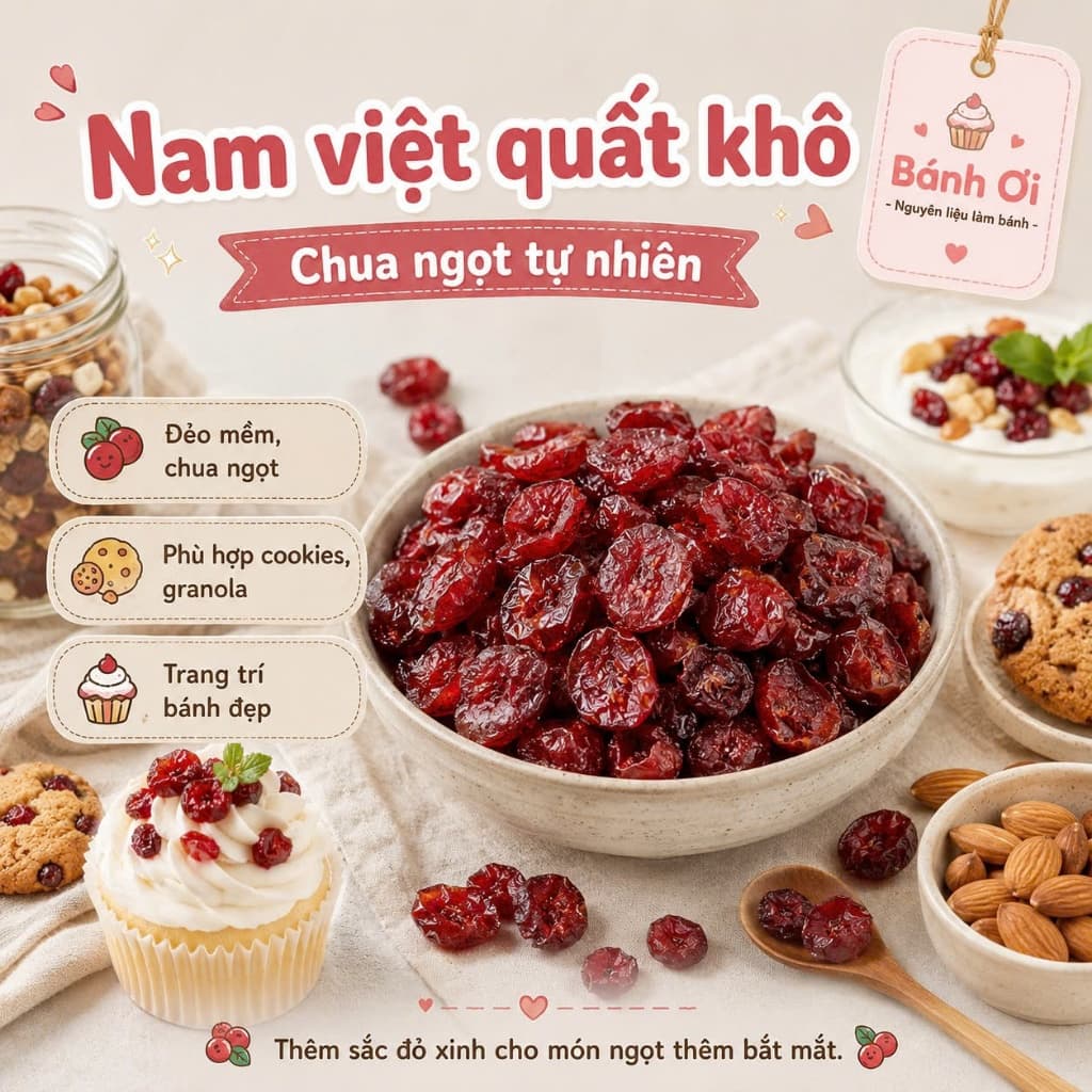 Nam Việt Quất sấy khô