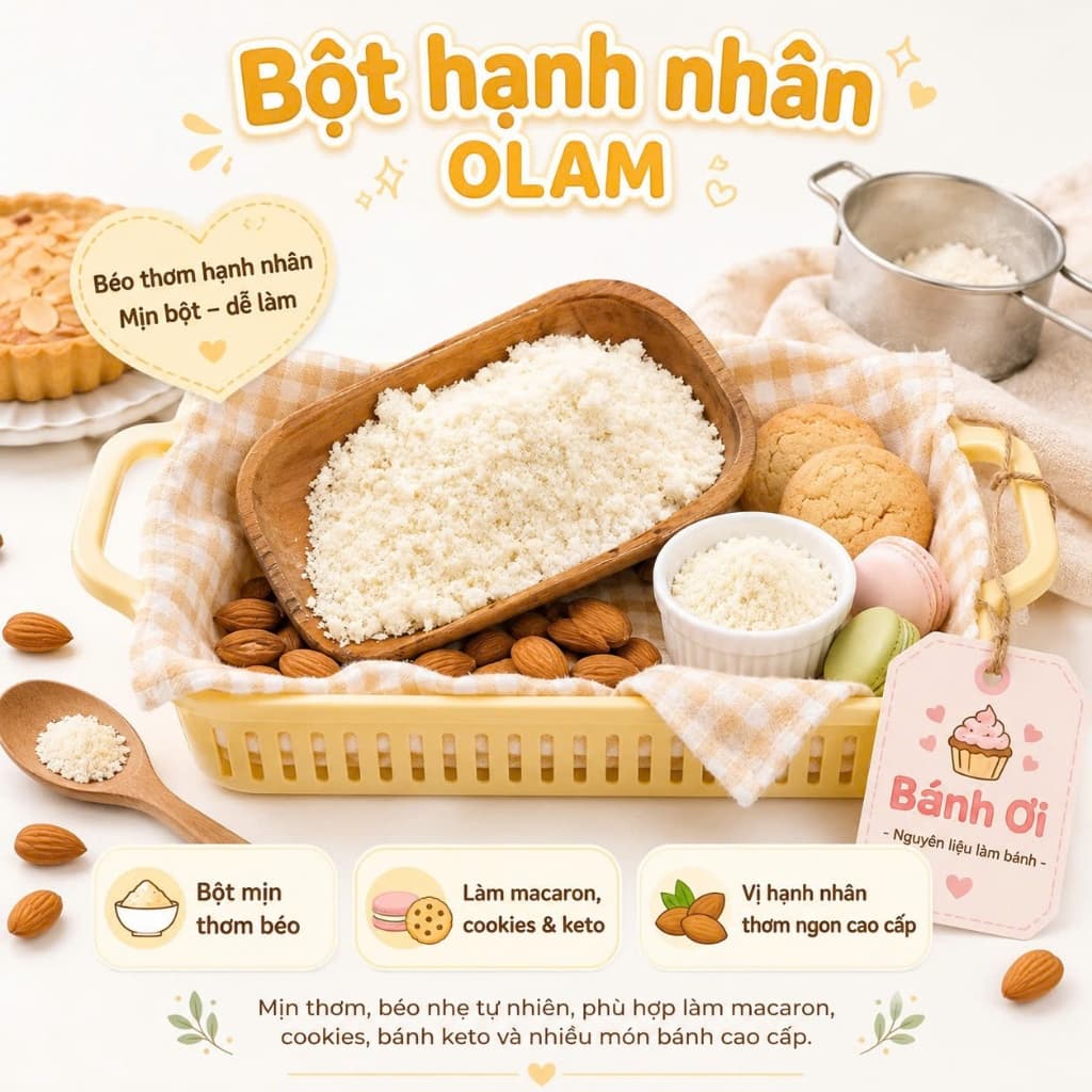 Bột hạnh nhân OLAM