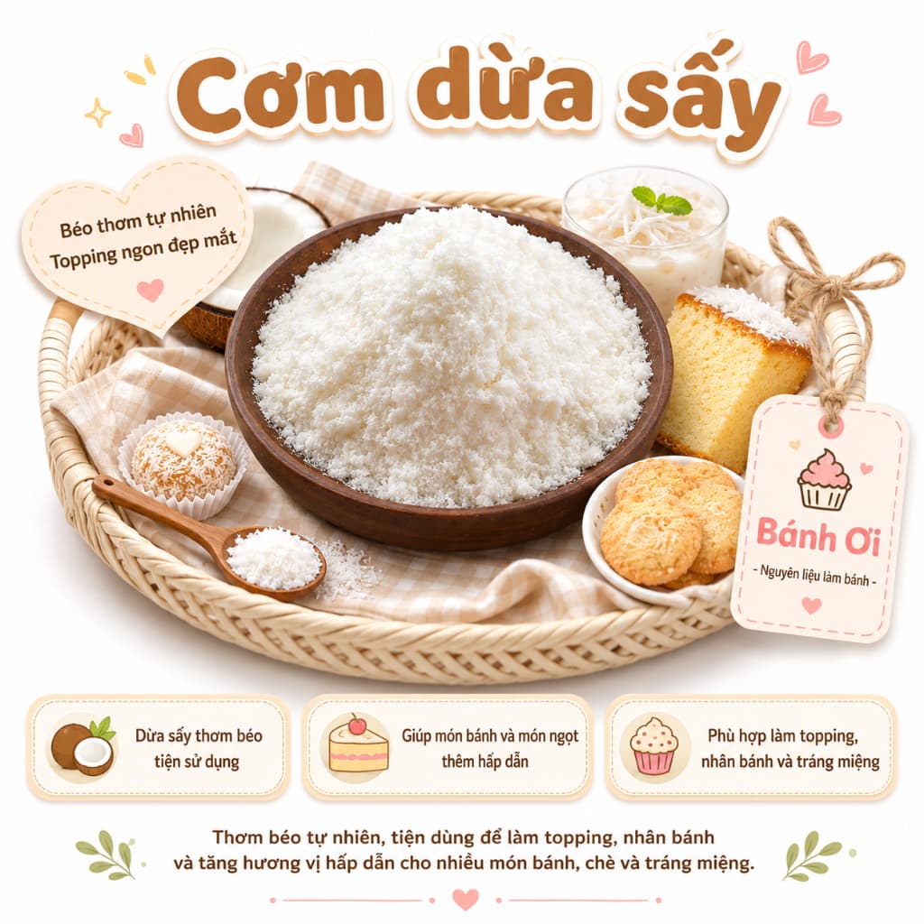 Cơm Dừa sấy khô