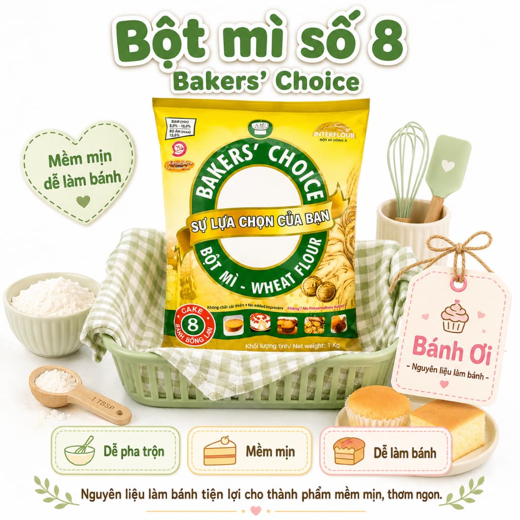 BỘT MÌ BAKERS' CHOICE SỐ 8