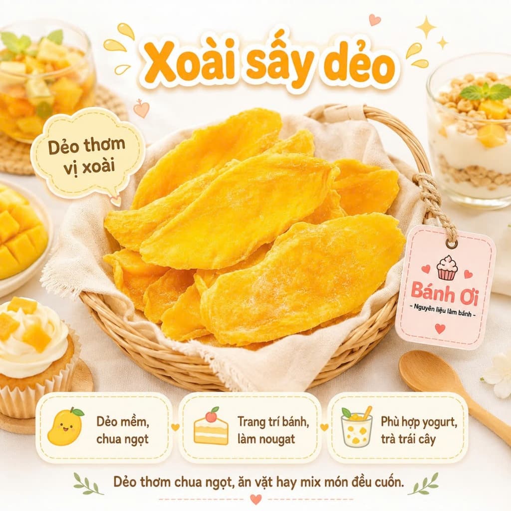Mứt Xoài sấy dẻo