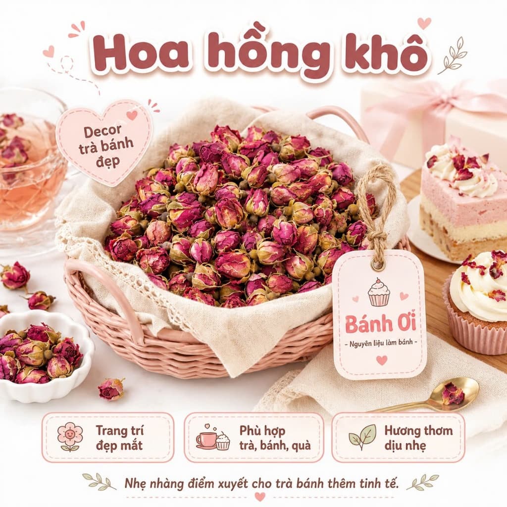 Nụ Hoa Hồng khô
