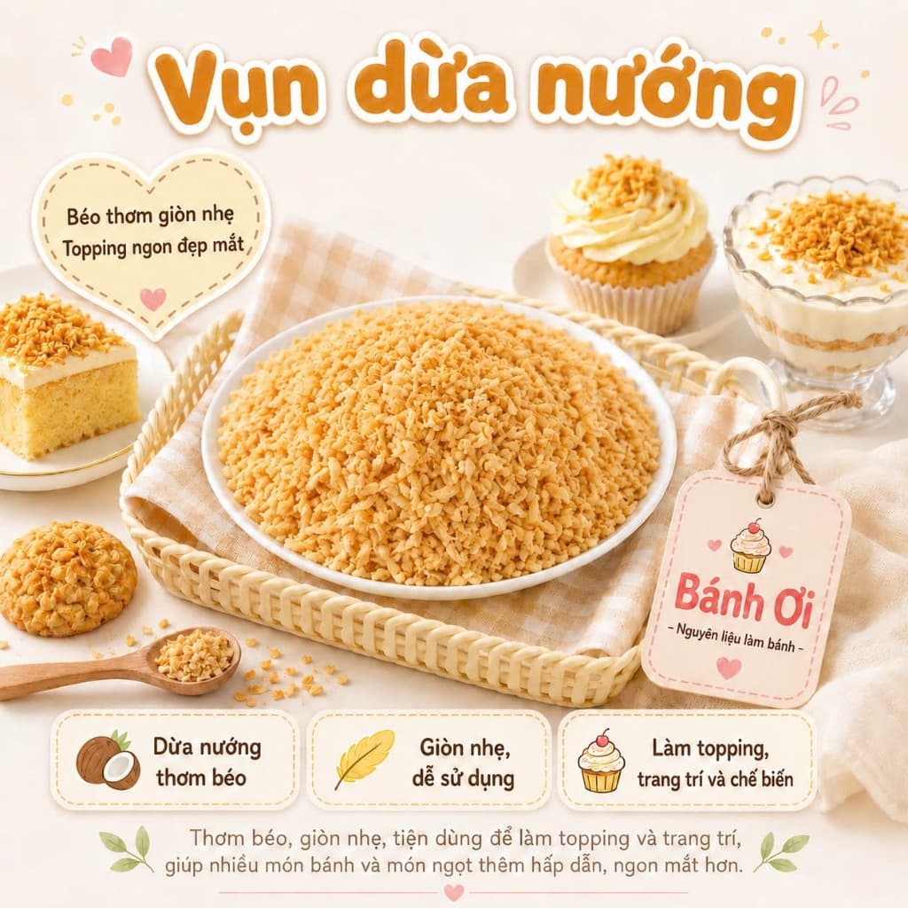 Vụn Dừa nướng