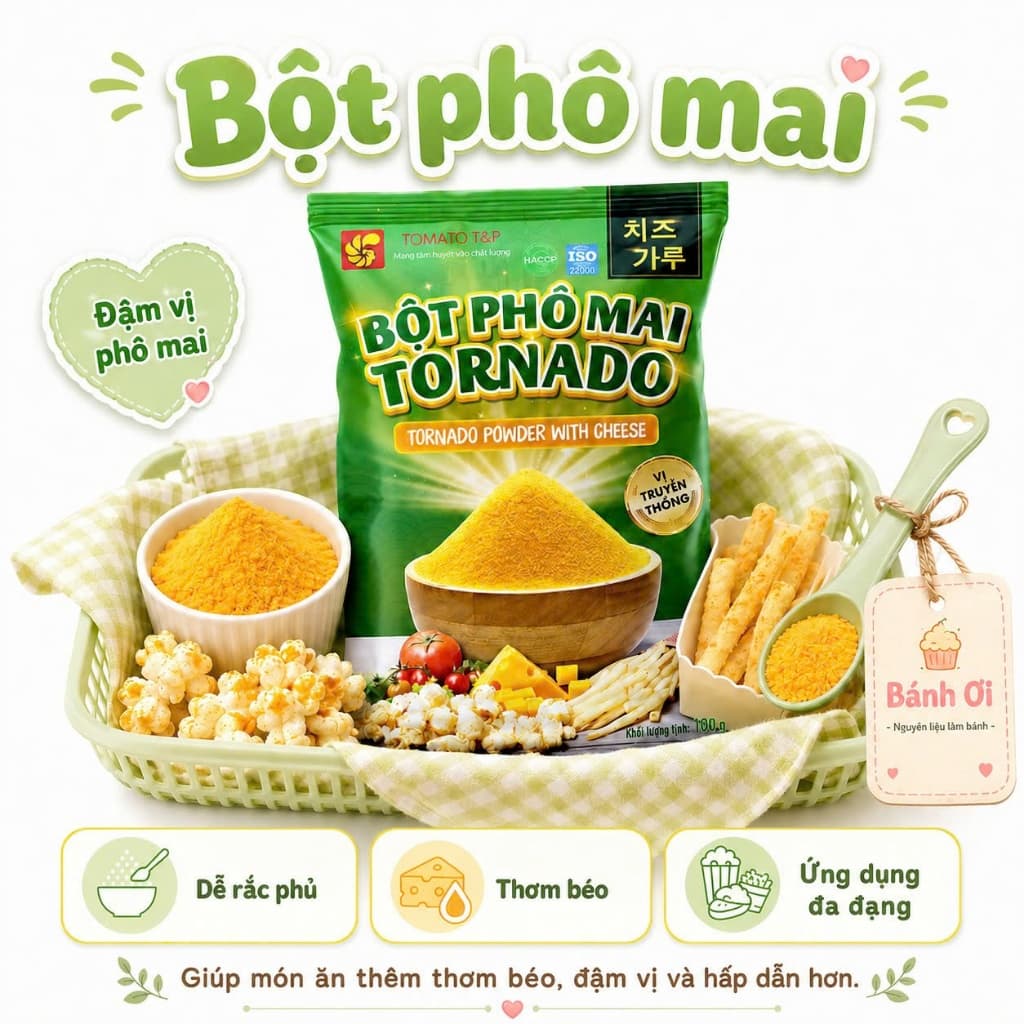 Bột phô mai TORNADO