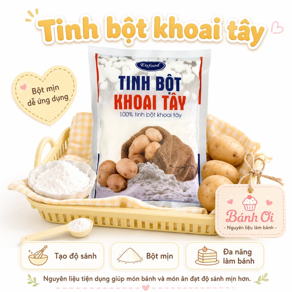 Tinh bột khoai tây EUFOOD