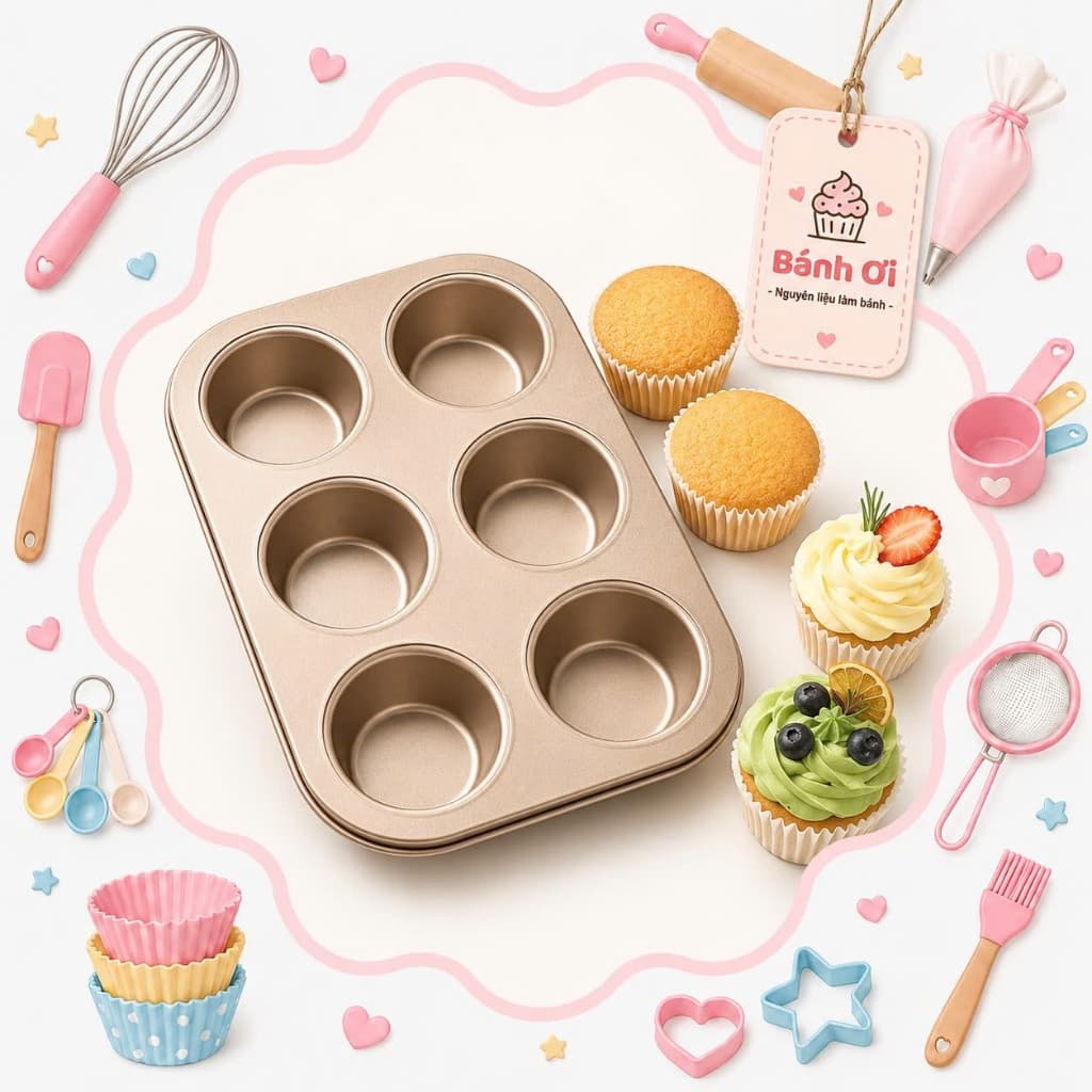 Khuôn làm bánh Cupcake