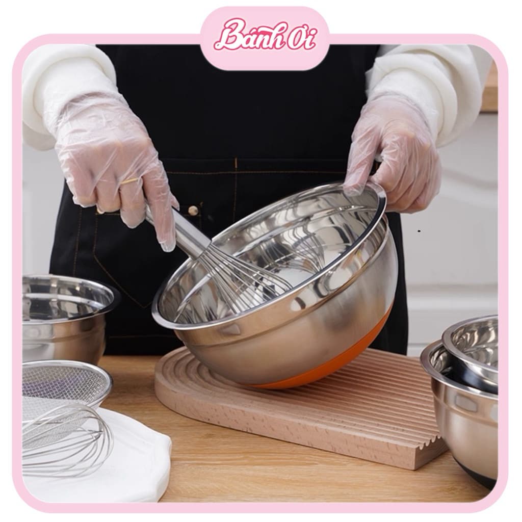 Tô trộn bột inox